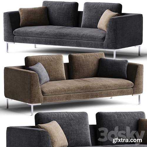 3dsky Pro - CHARLES Sofa By B&amp;B Italia