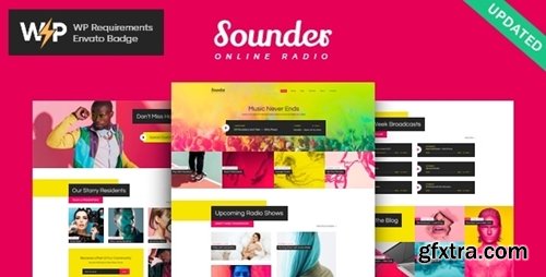 Themeforest - Sounder | Online Internet Radio Station WordPress Theme + RTL 21871681 v1.3.8