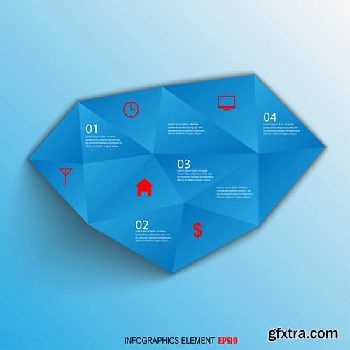 Collection of Infographics Vol.41, 25xEPS