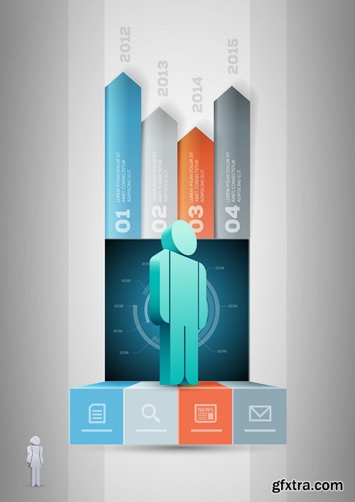 Collection of Infographics Vol.41, 25xEPS