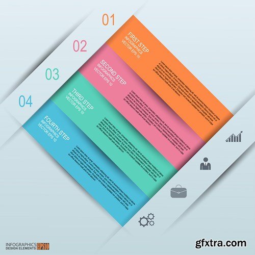 Collection of Infographics Vol.41, 25xEPS