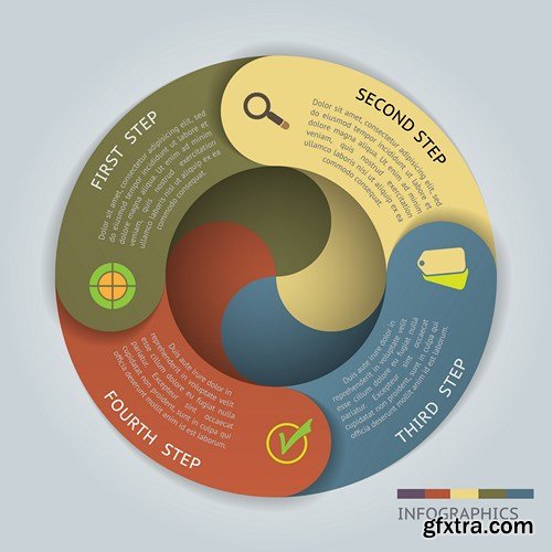 Collection of Infographics Vol.41, 25xEPS