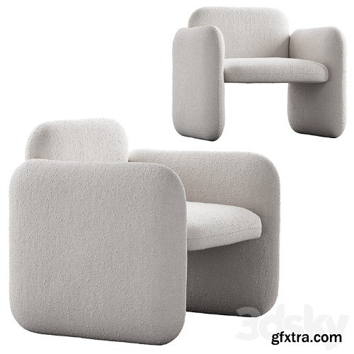 3dsky Pro - 397 Lazlo armchair by David Shaw