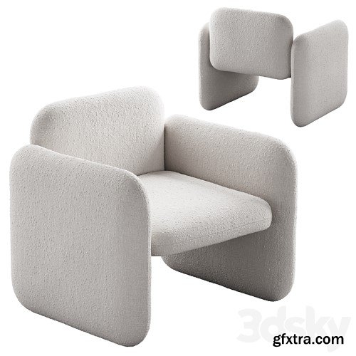 3dsky Pro - 397 Lazlo armchair by David Shaw