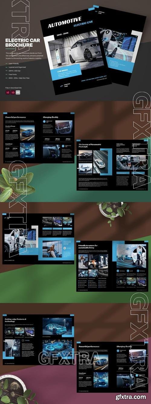 Black Modern Electric Car Brochure 35GRL6C