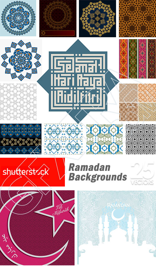 Ramadan Backgrounds 25xEPS