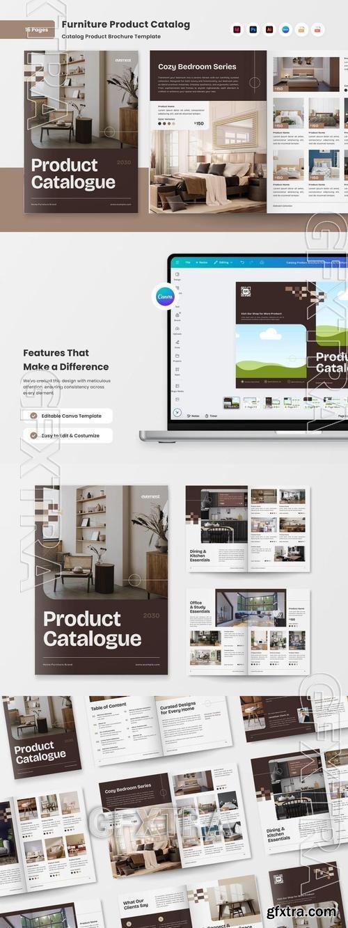 Modern Home & Furniture Catalog Brochure UH5MCYM Modern Home & Furniture Catalog Brochure UH5MCYM