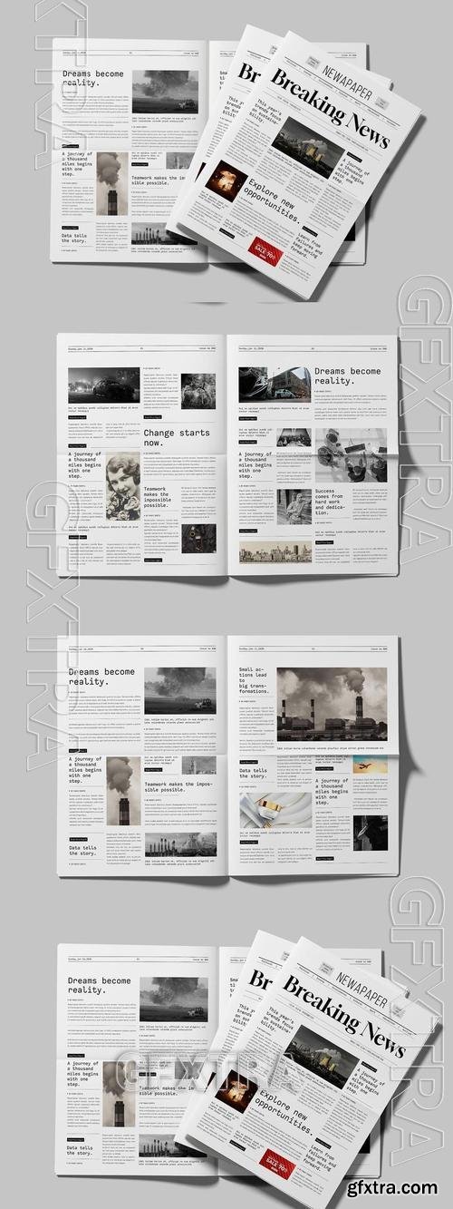 Newspaper Template for Print and Digital 63MSHEP Newspaper Template for Print and Digital 63MSHEP