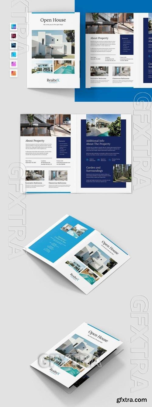 Realtex Estate Agency Brochure Bi-Fold Template JF965LT Realtex Estate Agency Brochure Bi-Fold Template JF965LT