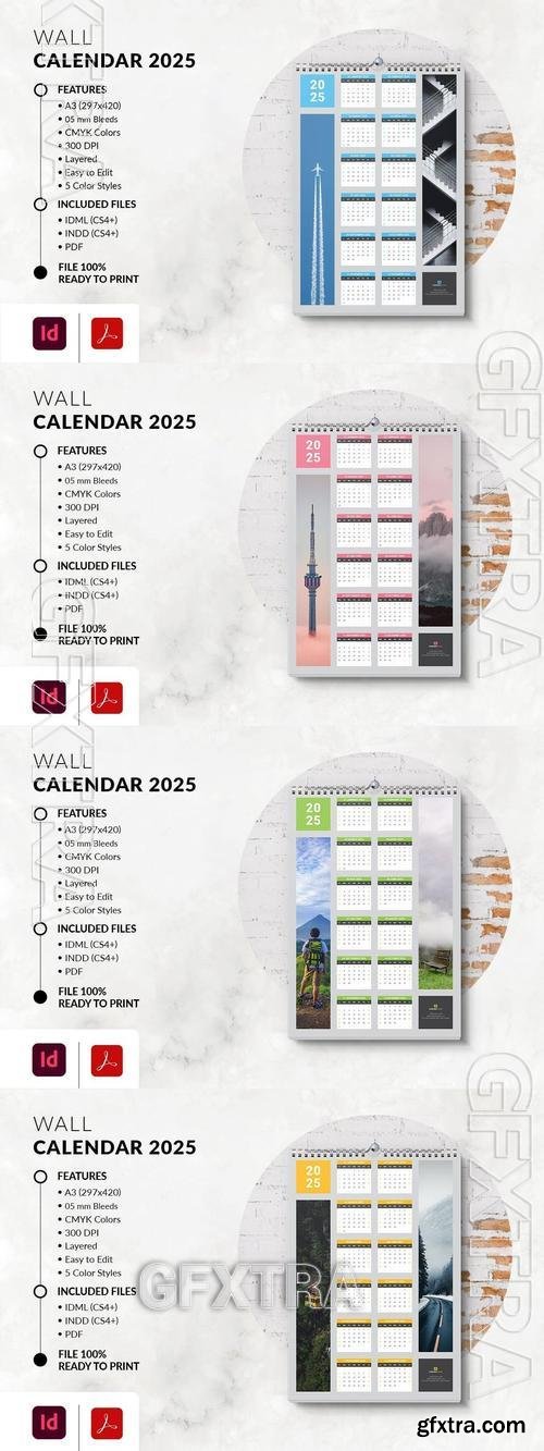 Wall Calendar 2025 WCN5UPM