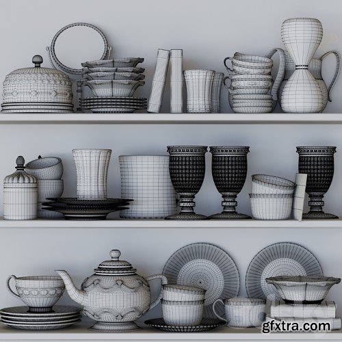 3dsky Pro - Collection of tableware and kitchen accessories