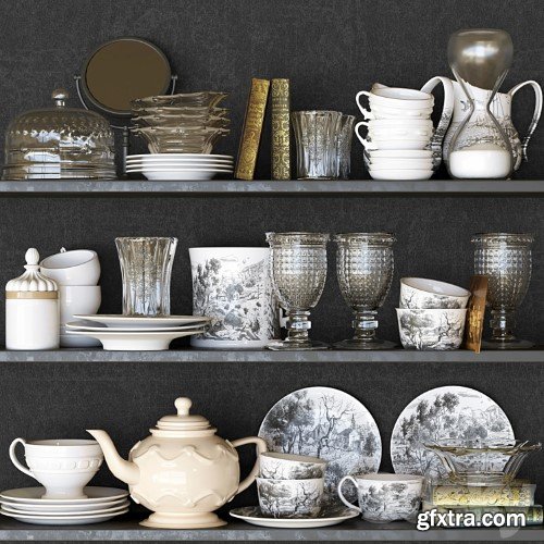 3dsky Pro - Collection of tableware and kitchen accessories