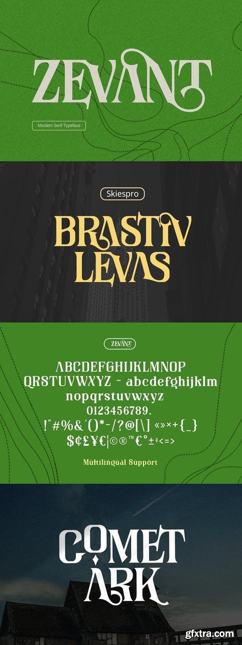 Zevant - Serif Font