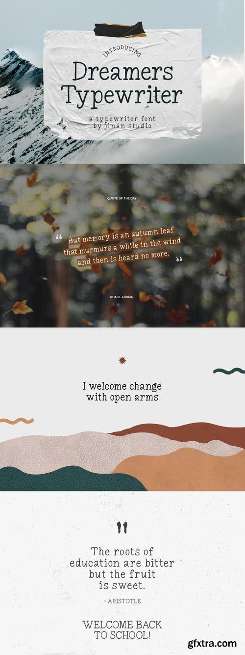 Dreamers Typewriter Font
