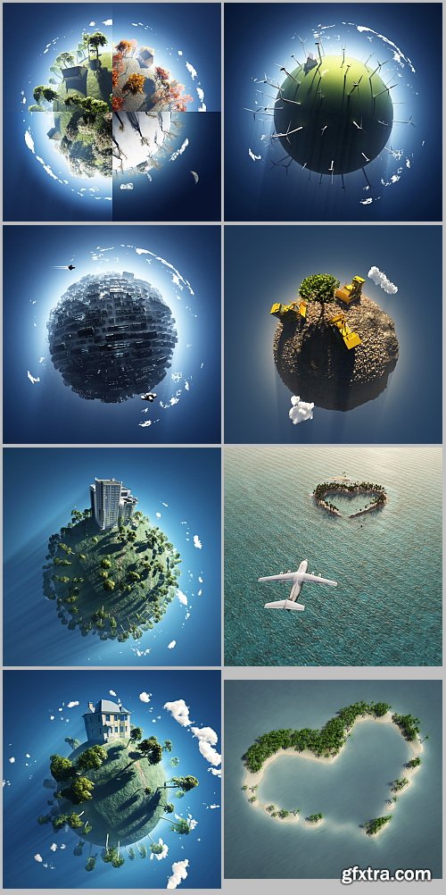 Amazing Earth Renders 25xJPG