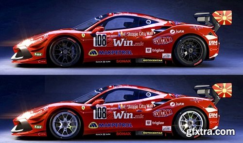 Ferrari 488 Race Livery