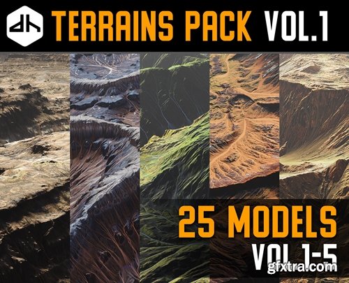 Cgtrader - Terrains Pack Vol.1