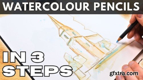 Skillshare - Watercolor Pencil Masterclass  Create Simple, Stunning Line &amp; Wash Sketches