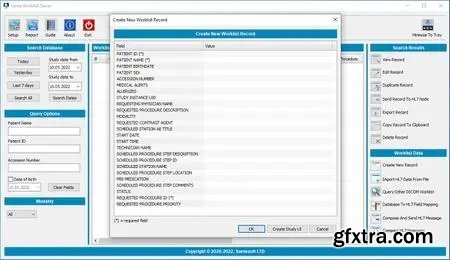 Sante DICOM Worklist Server 2.4.3