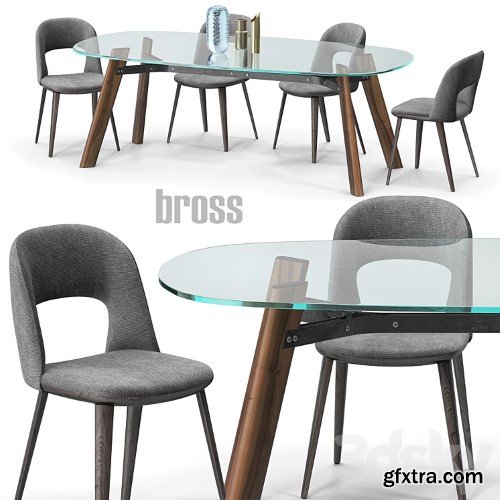3dsky Pro - Path chair Beleos table set