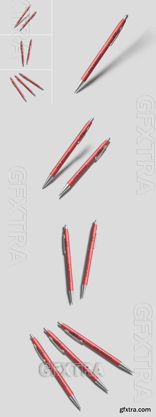 Metallic Pen Mockup 77UKNDY