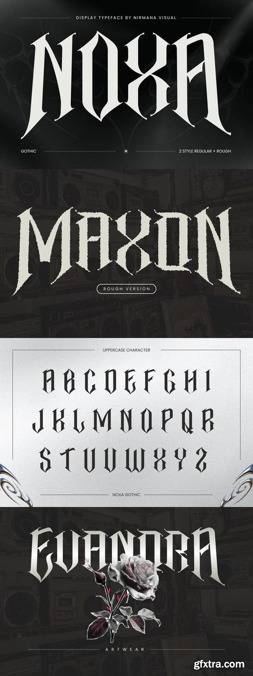 Noxa Gothic - Branding Logo Font