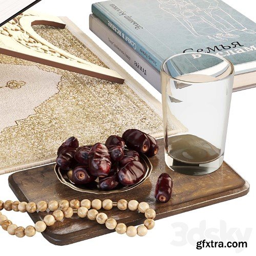3dsky Pro - Decorative set of Iftar in the month of Ramadan
