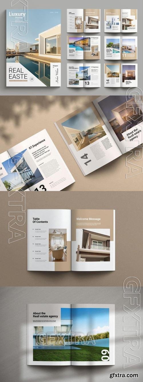 Minimal Real Estate Brochure Template 4ZBL3CT
