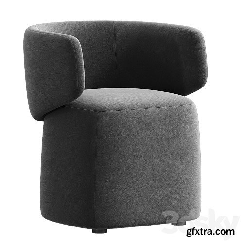 3dsky Pro - ORIGIN Small armchair By Novamobili
