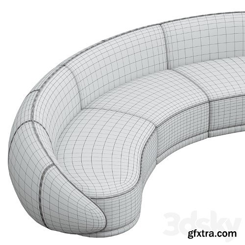 3dsky Pro - ABBRACCI Sofa By GHIDINI1961