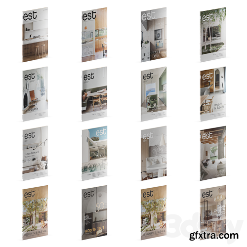 3dsky Pro - EST Architecture And Design Magazines Set