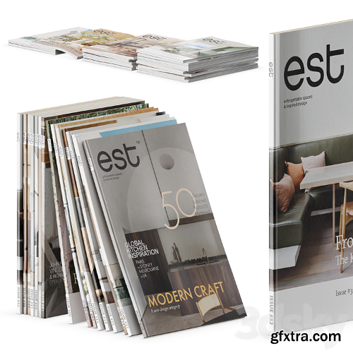 3dsky Pro - EST Architecture And Design Magazines Set