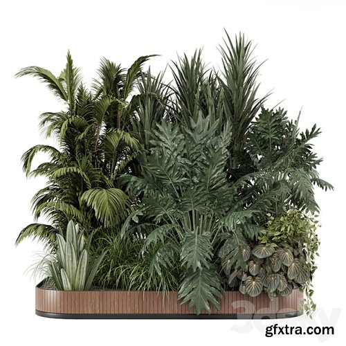 3dsky Pro - Outdoor Garden Set Bush and Tree 2565