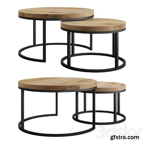 3dsky Pro - Oval Coffee Table by mLOFT