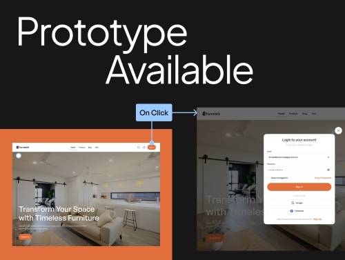 'Furniture Website Template'