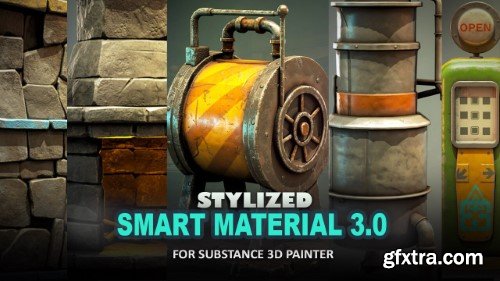 Gumroad - Stylized Smart Material 3.0 - Substance 3D Painter