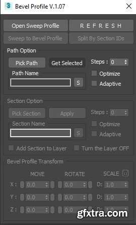 Bevel Profile 1.08 for 3ds Max
