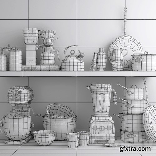 3dsky Pro - Williams Sonoma Copper Set