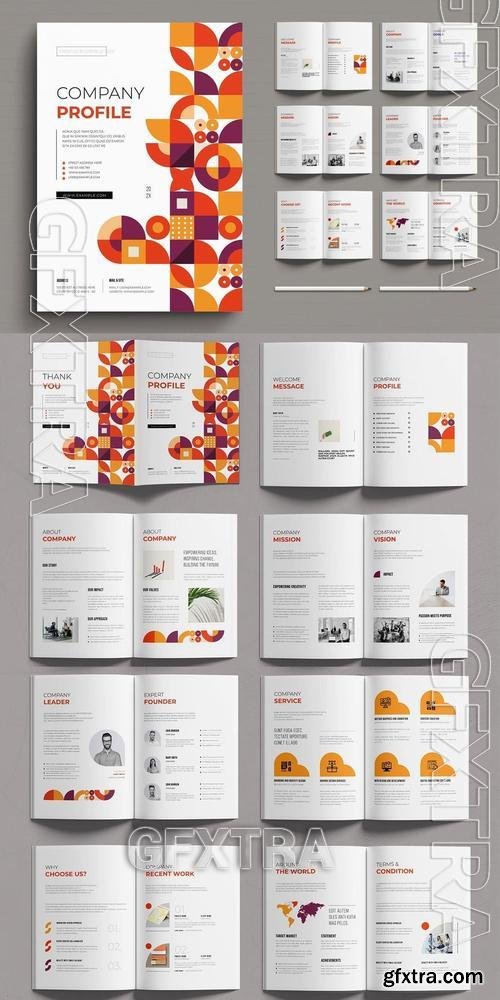 Corporate Profile Brochure Layout Y3Q46QL