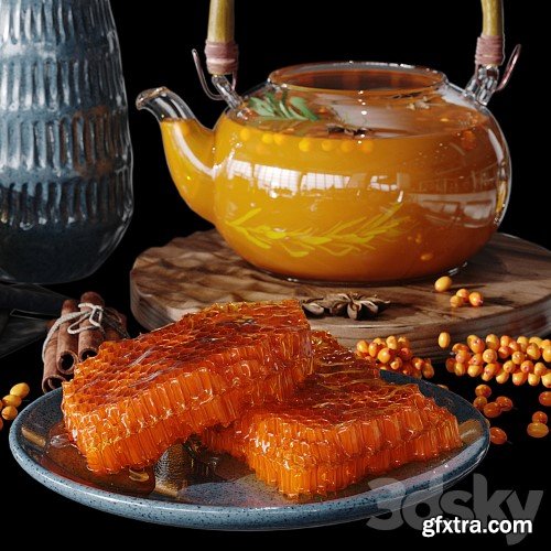 3dsky Pro - Honeycomb decorative set