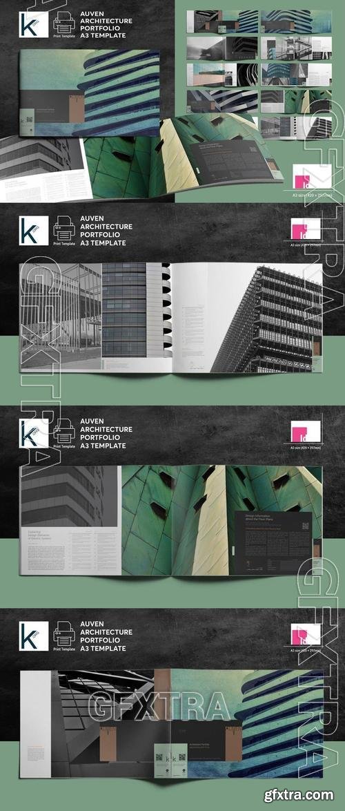 Auven Architecture Portfolio A3 Template GMZU2SW Auven Architecture Portfolio A3 Template GMZU2SW