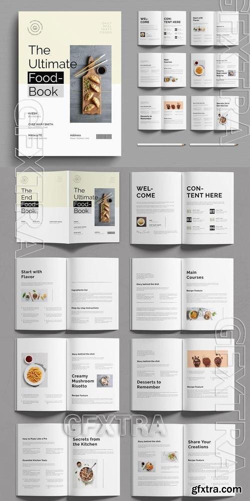 Food and Recipe Magazine Layout N7XZVN7