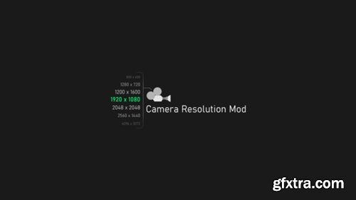 Camera Resolution Mod for 3ds max