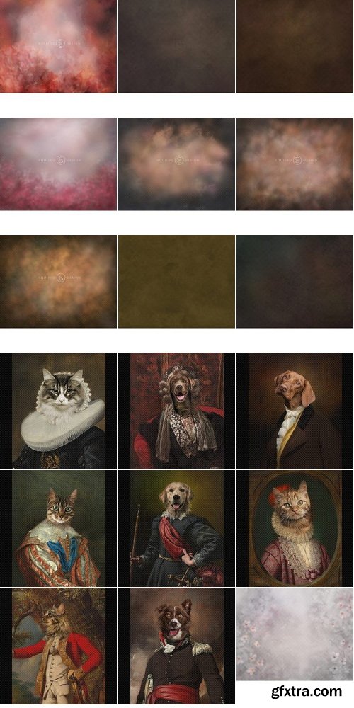 Squijoo - Digital Backdrops - Fine Art 92xPSDs