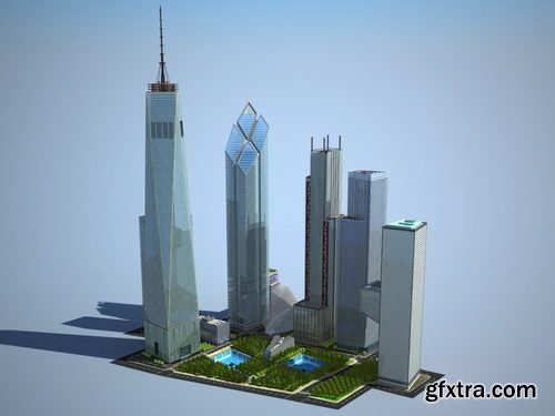 TurboSquid - New World Trade Center Complex