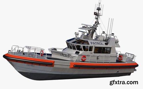 TurboSquid - Patrol Boat 22m