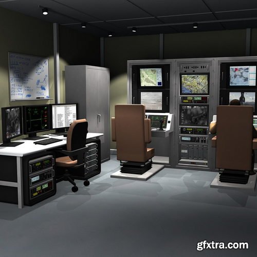 TurboSquid - Drone UAV Ground Control Station