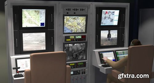 TurboSquid - Drone UAV Ground Control Station