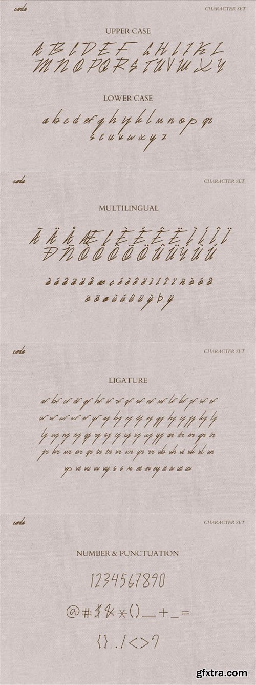 Carla - Signature Script Font