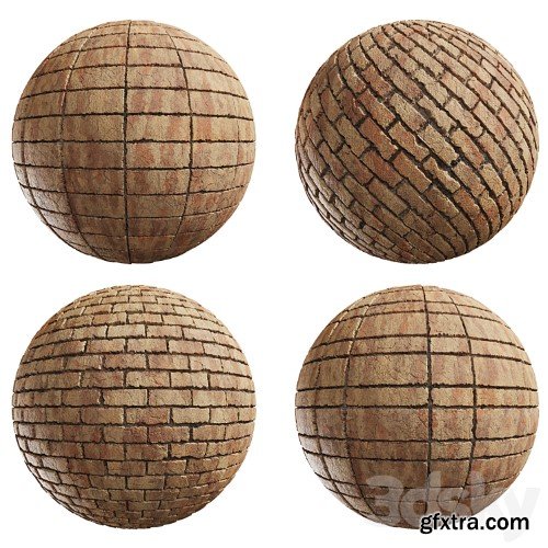 3dsky Pro - PBR Bricks 01 - Tileable 4K Texture